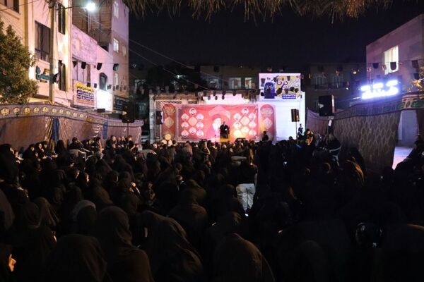 عزاداری عاشورای حسینی در مسجد حضرت صاحب الزمان(عج)