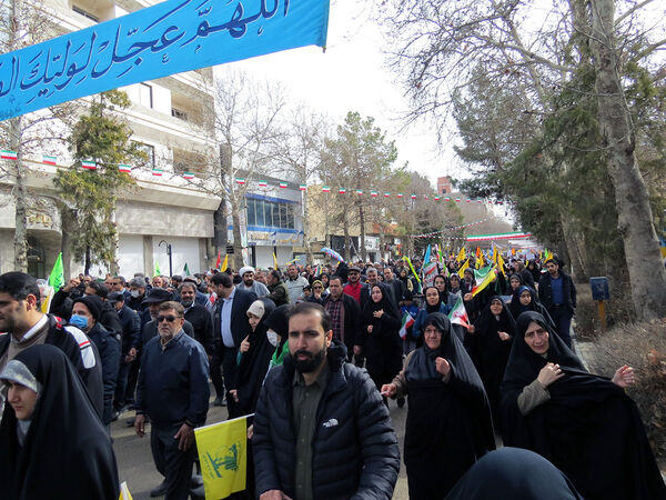 راهپیمایی روز ۲۲بهمن شهرستان بجنورد