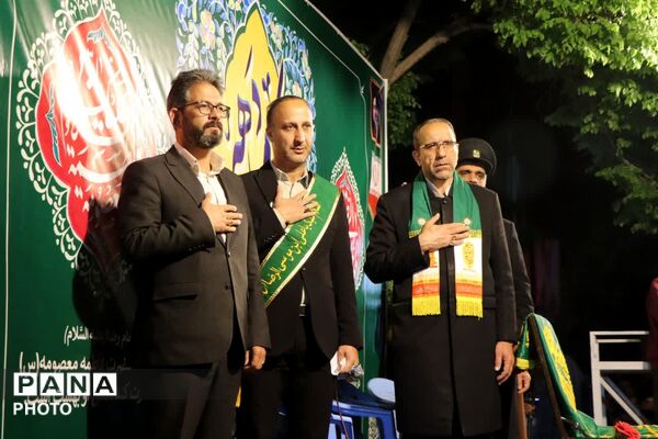 شب رضوی در میدان امام حسین (ع) ابرکوه