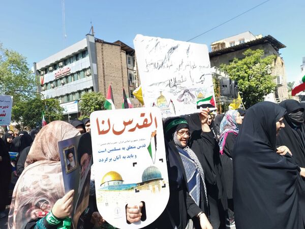 راهپیمایی روز قدس در ساری 