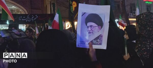 فریاد همبستگی از خیابان‌های نیشابور