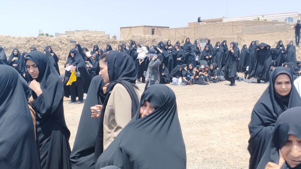 برگزاری مراسم عزاداری ظهر عاشورا در خلیل آباد 