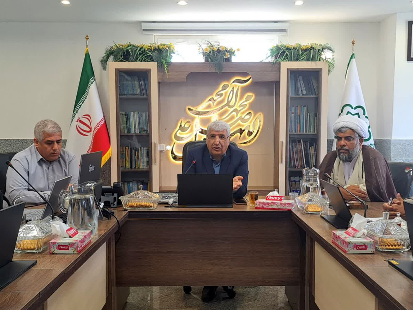 نشست خبری جانشین ستاد مردمی غدیر پردیسان قم با اصحاب رسانه 