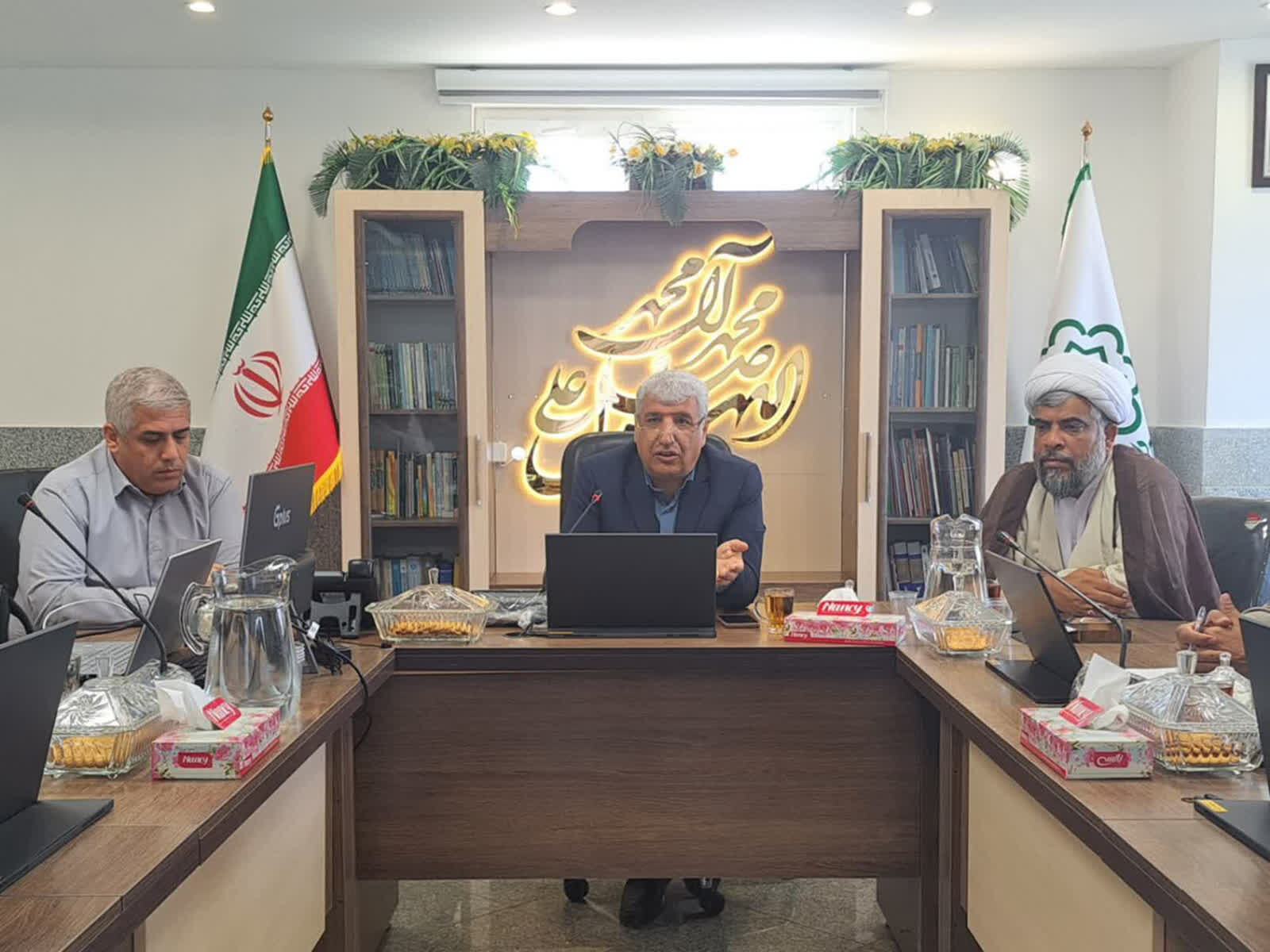 نشست خبری جانشین ستاد مردمی غدیر پردیسان قم با اصحاب رسانه 