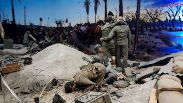 بازدید گروه بین‌الملل و محور مقاومت خبرگزاری پانا از موزه دفاع مقدس