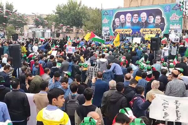  راهپیمایی ۱۳آبان در شهرستان ورامین