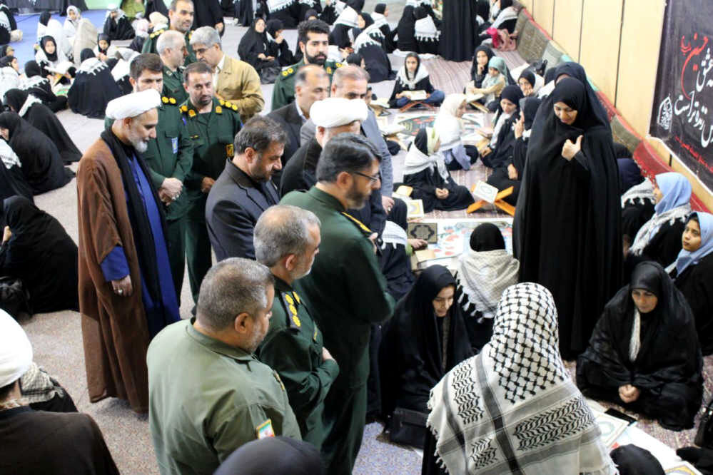 جلوه‌هایی از حلقه‌های صالحین نوجوانان بسیجی در شهر جعفریه