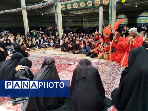 همایش شیرخوارگان حسینی با حضور خیل عظیمی از عزاداران در فاروج 