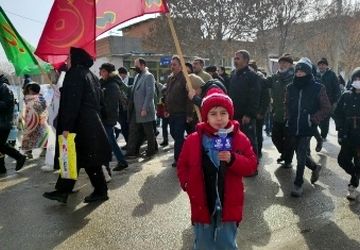 روایت خبرنگار پانا از حضور مردم در  راهپیمایی ۲۲بهمن روستای اسلام آباد- کارخانه قند شیروان