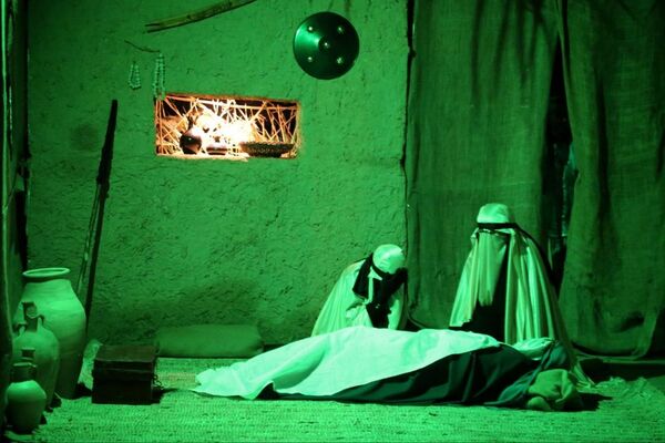 مراسم تعزیه‌خوانی شهادت حضرت فاطمه زهرا (س) در اهرم تنگستان