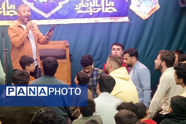 مراسم شب نیمه شعبان در پایگاه حر قرچک