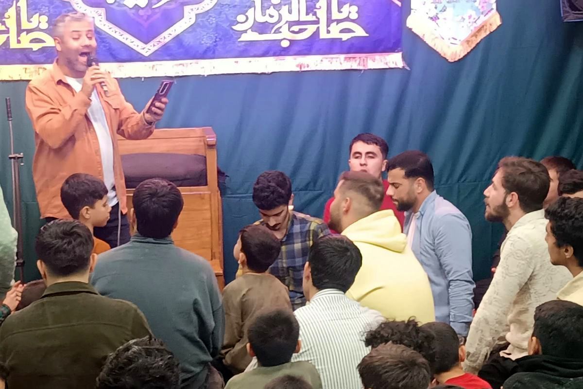 مراسم شب نیمه شعبان در پایگاه حر قرچک