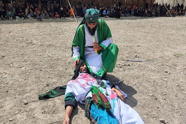 مراسم تعزیه خوانی اربعین حسینی در شهر نیشابور