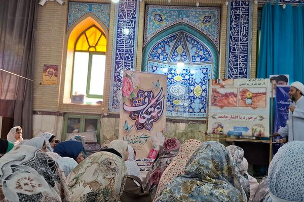 اعتکاف دانش‌آموزی مسجد اعظم قلعه‌نو