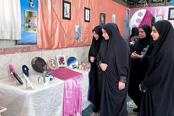 جلوه خلاقیت دانش‌آموزان بنت‌الهدی در هفته «ماها»