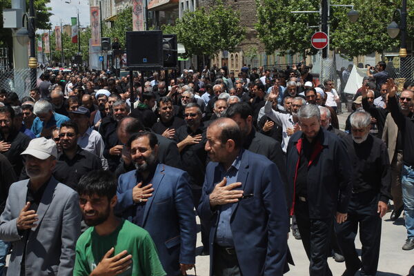حرکت دسته عزاداری رحلت امام خمینی 