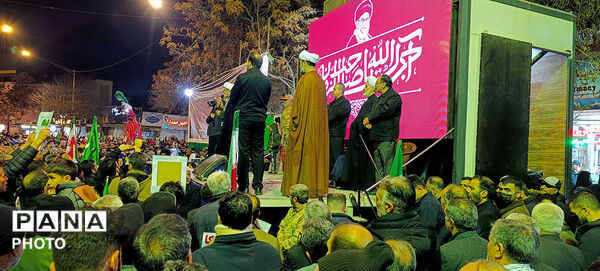 سوگواری مردم بجنورد در هفتین  شب شهادت امام شهیدشان