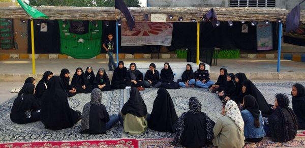 هیئت دانش آموزی دختران حاج قاسم در خلیل آباد