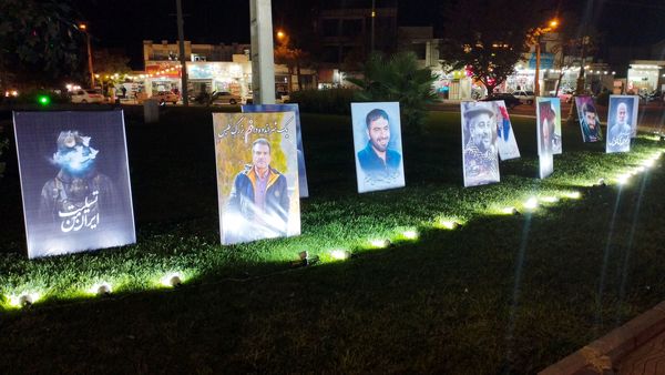 برپایی موکب شهدای مقاومت در شهرستان خلیل‌آباد 