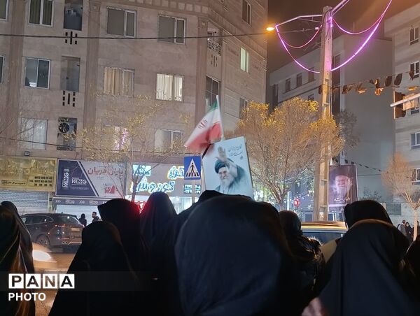 مردم محله انصار فریاد مقاومت در برابر تجاوزات اسرائیل را طنین‌انداز کردند