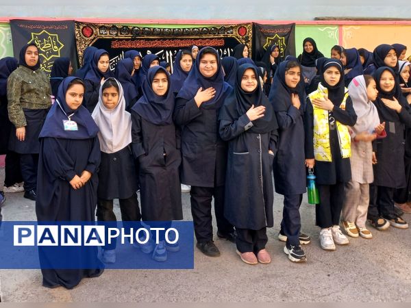 مراسم عزاداری ایام فاطمیه در مدرسه شهید جواهری ۲