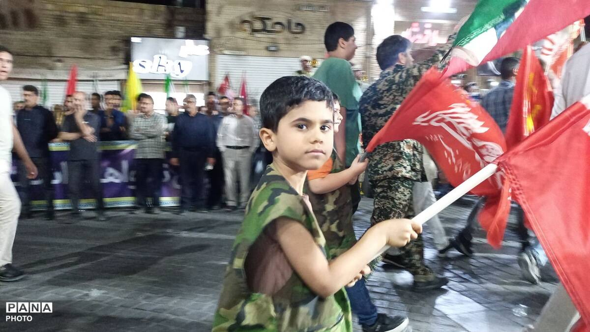 مردمان قنات قنوت قناعت در حسینه بزرگ ایران حماسه آفریدند 