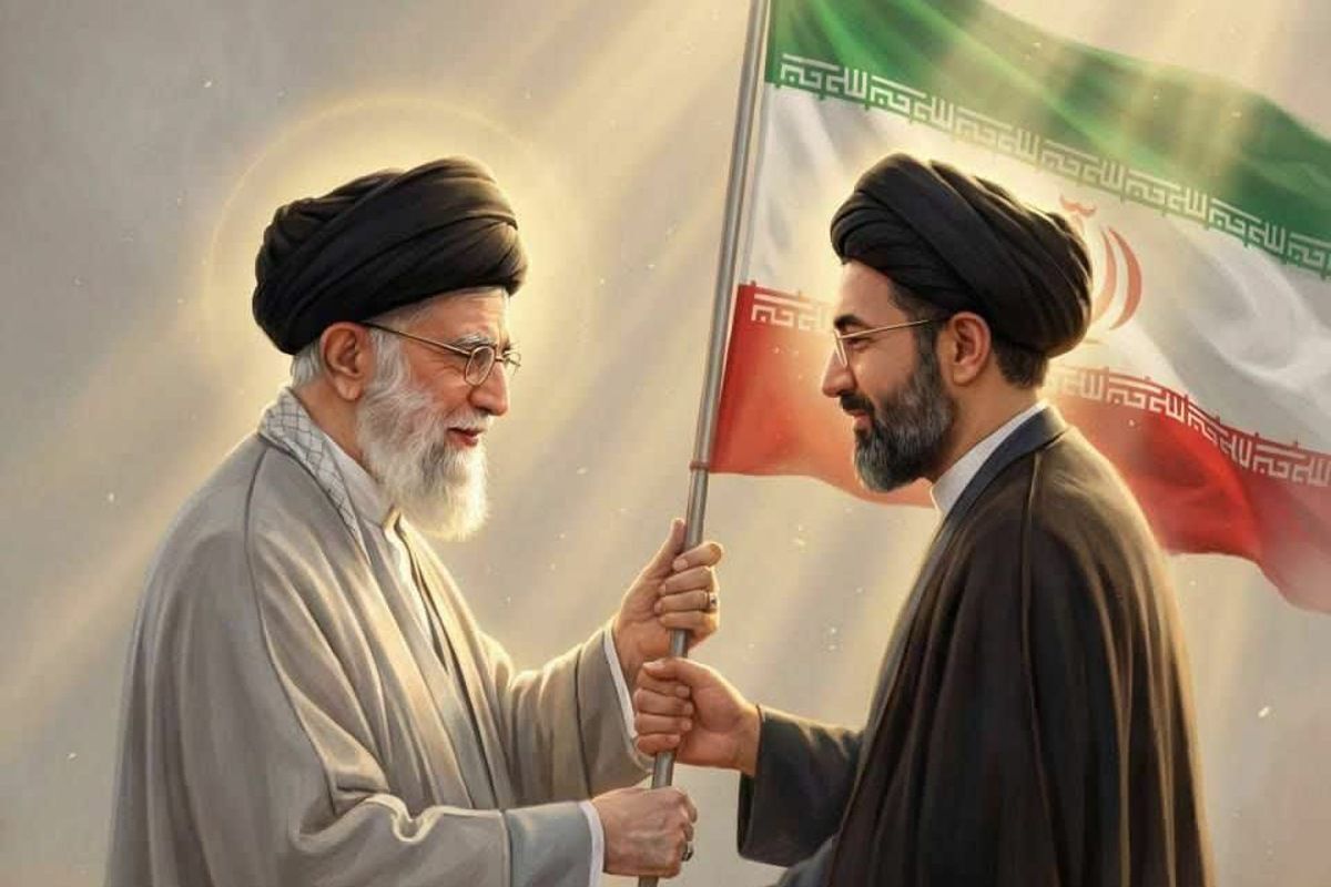 من، دانش‌آموز دهه‌ هشتادی با قلبی استوار با امام سید مجتبی خامنه‌ای بیعت می‌کنم