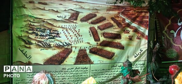 بازآفرینی حماسه کربلا در قاب نمایشگاه
