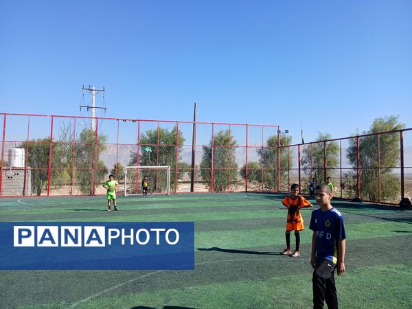 مسابقه فوتبال دوستانه در آموزشگاه شهید ابراهیم رضوی