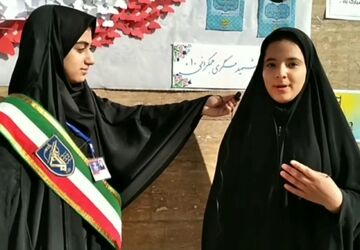 بزرگداشت حماسه 13 آبان در دبیرستان شهید عسگری جمکرانی یک قم