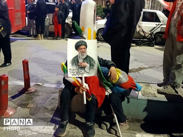 فریاد همبستگی از خیابان‌های نیشابور
