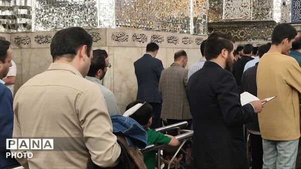 قاب های ماندگار از حرم امام رئوف در ایام دهه کرامت