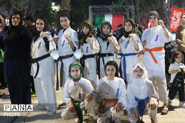 رزمایش اقتدار با حضور گردان‌های جانفدا در نسیم‌شهر