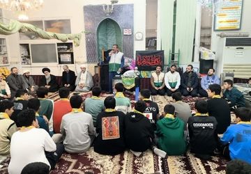 حضور خادمین رضوی در اعتکاف تشکیلاتی سازمان