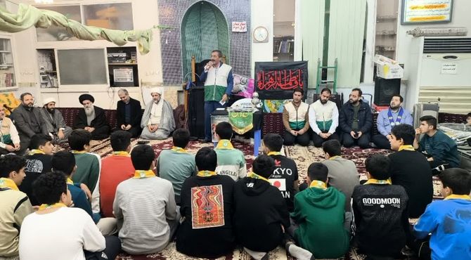 حضور خادمین رضوی در اعتکاف تشکیلاتی سازمان