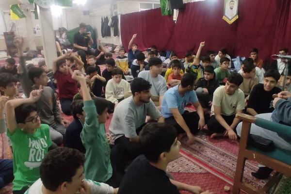 اجرای برنامه‌های متنوع برای دانش آموزان معتکف ناحیه دو شهرری 