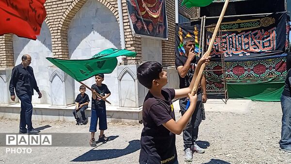 عزاداری چهار مین روز از ماه محرم در بوژ آباد میهمان قاب پانا