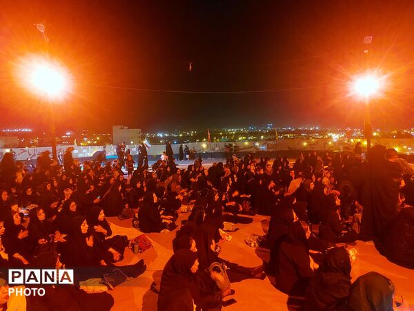 آیین سوگواری شب‌های محرم در هیئت مکتب‌الزهرا(س) حاجی‌آباد