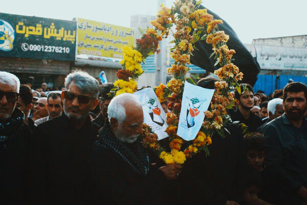 مراسم تشییع پیکر شهید «سعید آذربادگان» در بندرعباس