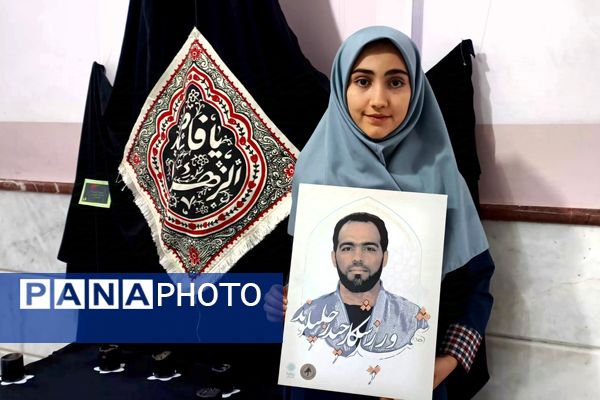 برپایی موکب مقاومت به‌مناسبت هفته بسیج در دبستان جنت ملارد 