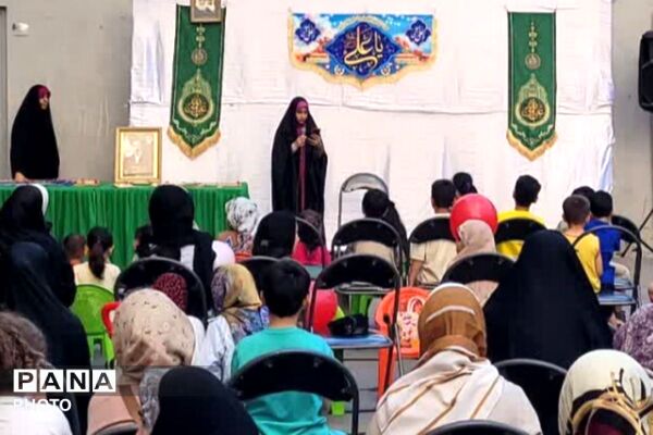 نوجوانان،خادمان جشن ولایت در مسجد جامع صاحب الزمان عج کاووسیه