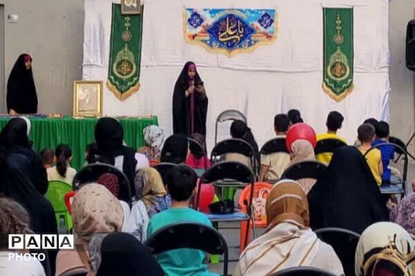 نوجوانان،خادمان جشن ولایت در مسجد جامع صاحب الزمان عج کاووسیه