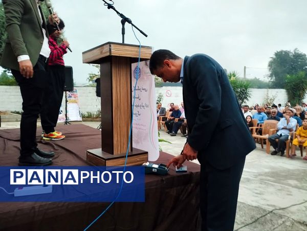 آیین کلنگ‌زنی دبستان ۱۲ کلاسه شهید ولی‌زاده سورک در شهرستان میاندورود 