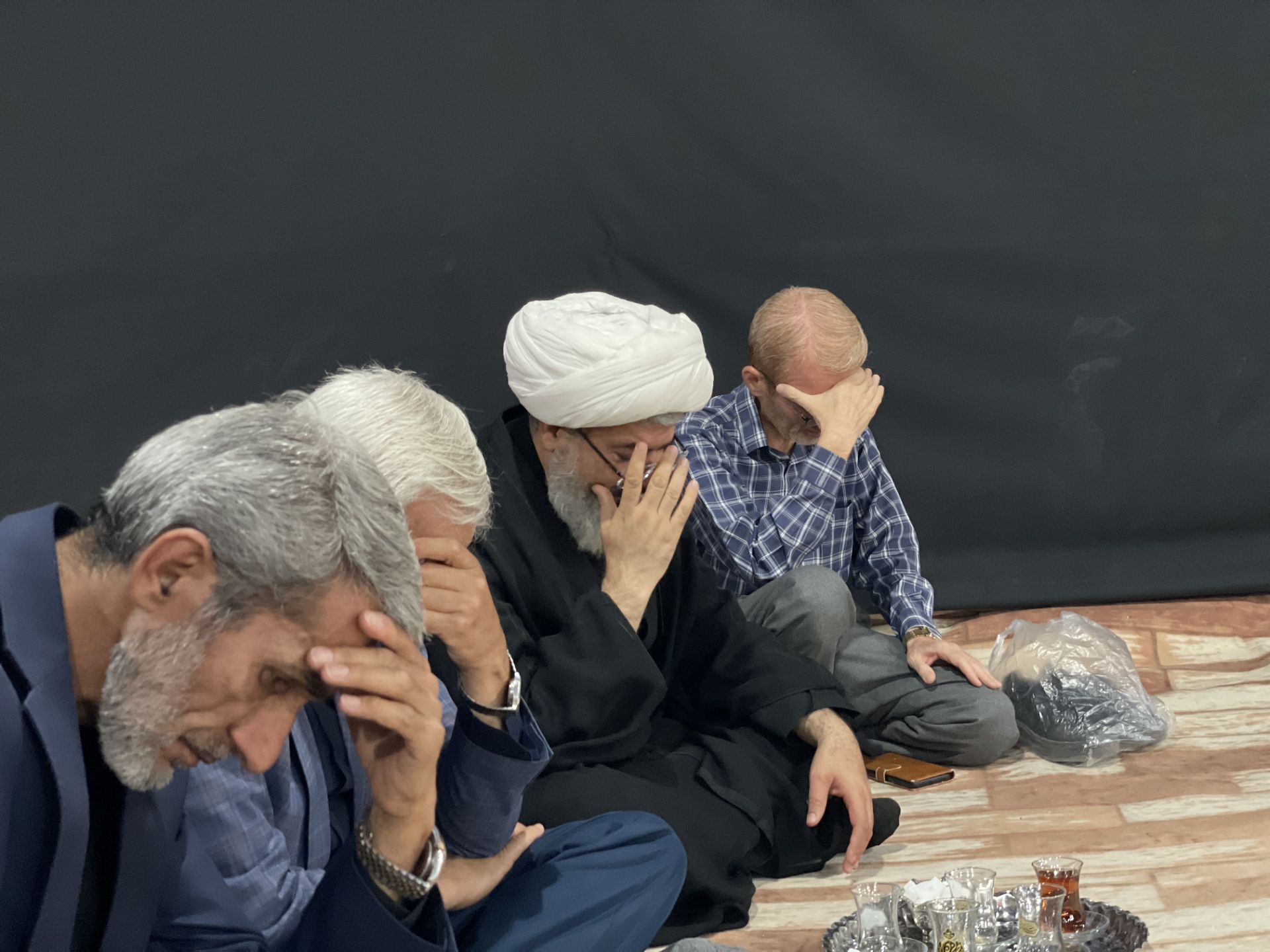حضور امام جمعه کاشمر در محفل روضه خانگی