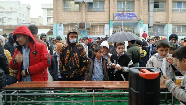 برپایی موکب در دبیرستان شهید بابایی به مناسبت بعث پیامبر‌(ص)