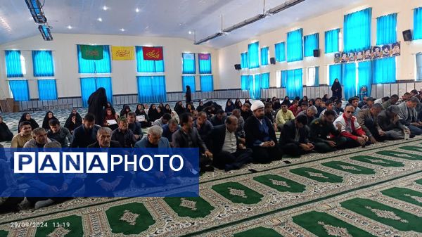 اجتماع بزرگ مردم دیشموک در محکومیت شهادت مظلومانه سید حسن نصرالله