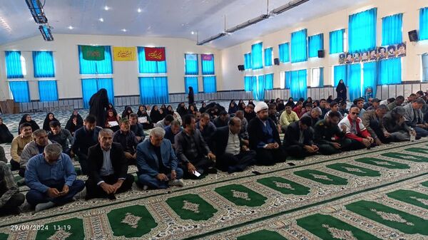 اجتماع بزرگ مردم دیشموک در محکومیت شهادت مظلومانه سید حسن نصرالله
