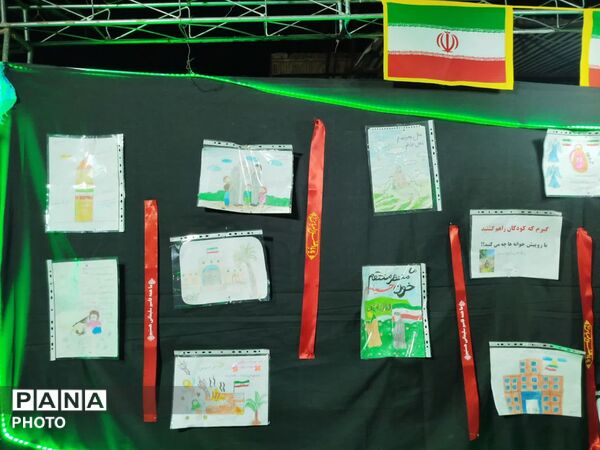 برپایی نمایشگاه فرهنگی هنری با موضوع جنگ رمضان در رودبار