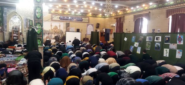 اعتکاف دانش‌آموزی در مرند با حضور حجت‌الاسلام بختیار بایرام اُف