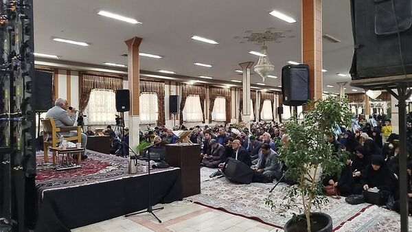 مراسم پر فیض دعای ندبه به همراه آئین رونمایی و عطرافشانی سنگ یادبود شهید گمنام 